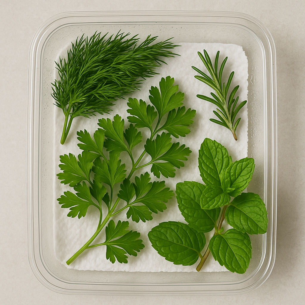 Контейнер с влажным полотенцем