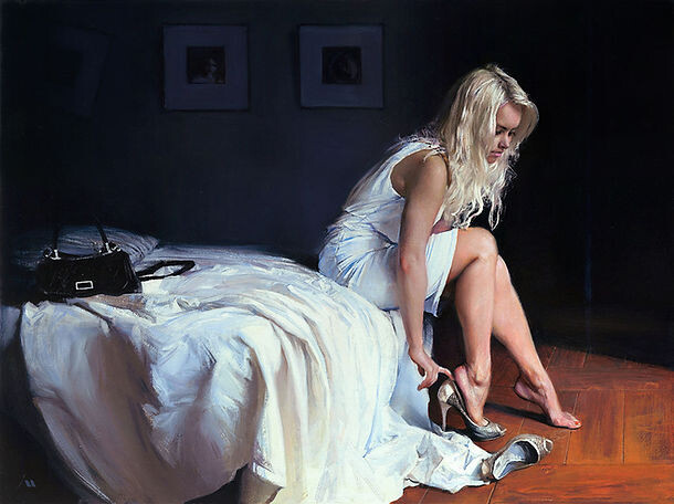 КАРТИНА РОССИЙСКОГО ХУДОЖНИКА ЕВГЕНИЯ МОНАХОВА /    УТРО ДЕЙЕНЕРИС