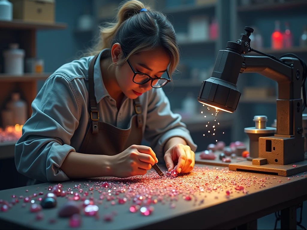 Профессия огранщика вставок для ювелирных изделий