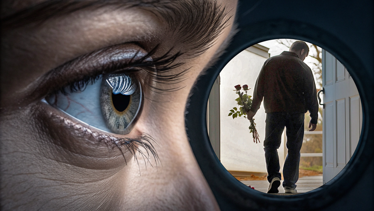 И вот — звонок в дверь. ⚡ Он стоит на пороге. 