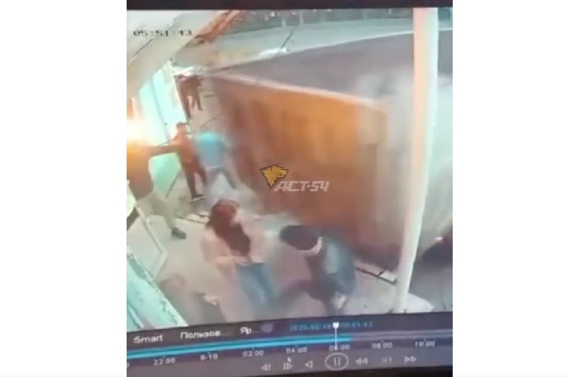    Момент наезда. Фото: соцсети