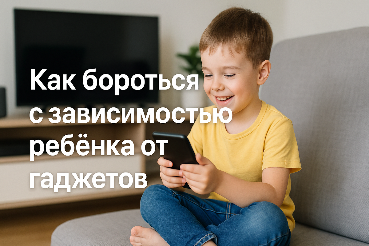 Как бороться с зависимостью ребёнка от гаджетов