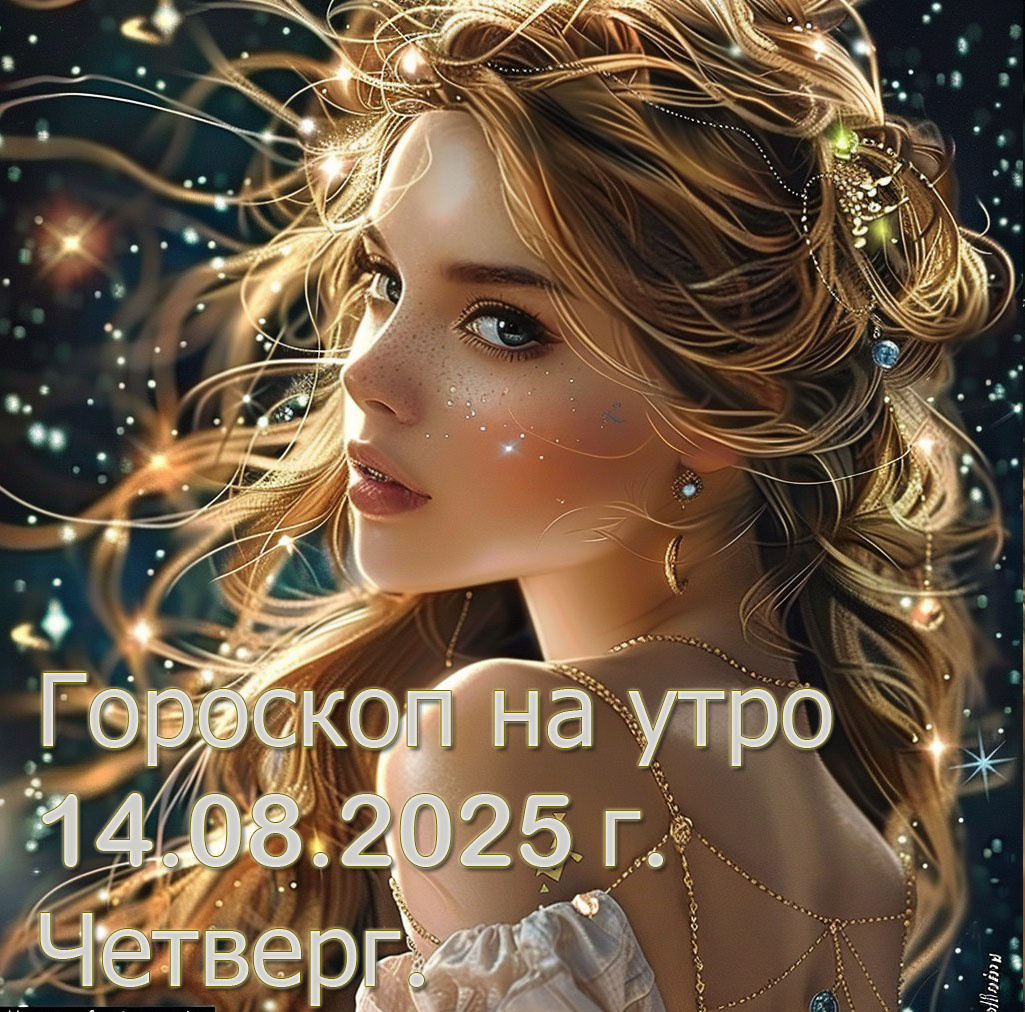 Гороскоп на утро 14 Августа 2025 г. Четверг. https://t.me/goroskopnautro
