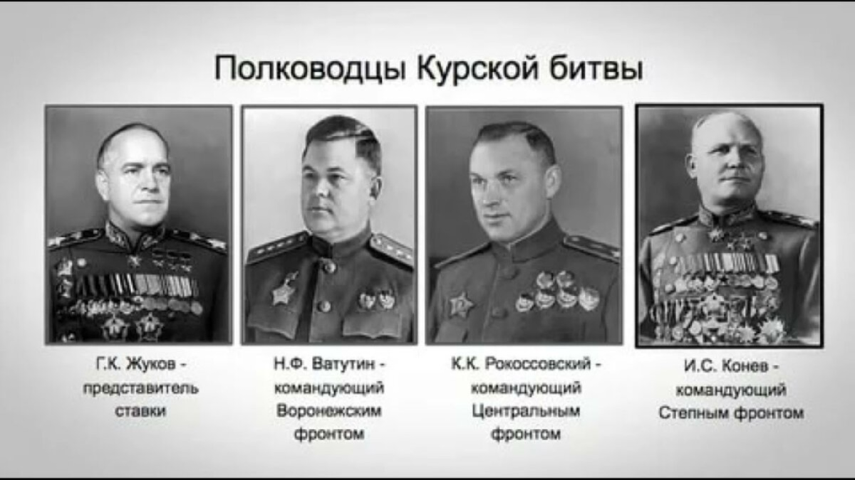 Полководцы Курской битвы