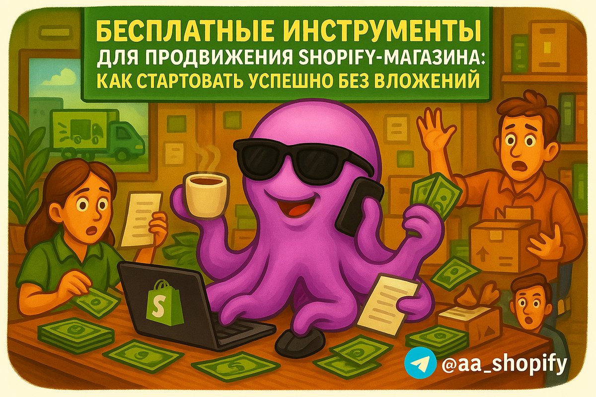    Бесплатные инструменты для продвижения Shopify-магазина: как стартовать успешно без вложений aa_ecom