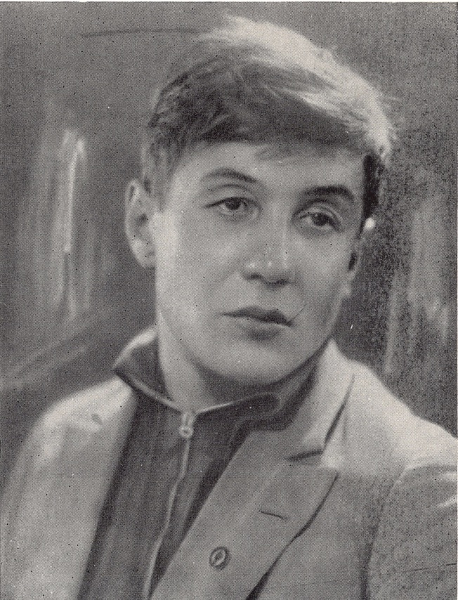 Борис Корнилов, фото из книги Борис Корнилов "Стихотворения и поэмы" из серии Болшьшая библиотека поэта, 1966 год