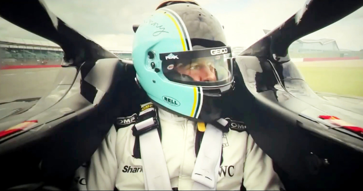 Брэд в болиде