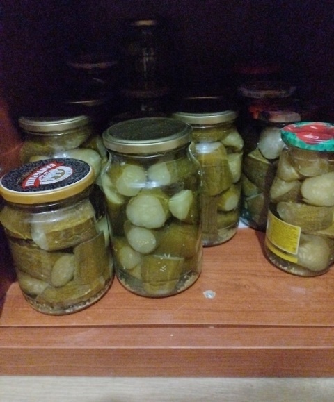 Полный шкаф огурцов по-фински