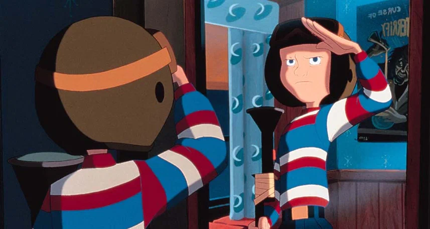 Кадр из мультфильма «Стальной гигант»