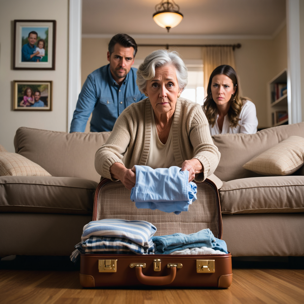 - Сынок, впусти меня, мне больше некуда… - и в этот момент началась наша семейная война