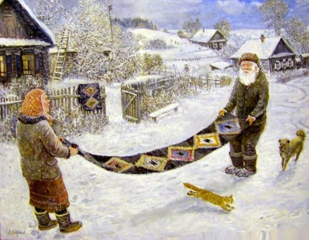 Художник Л. Баранов - Жили-были дед да баба...