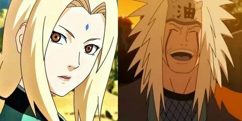 Цунадэ и Джирайя.