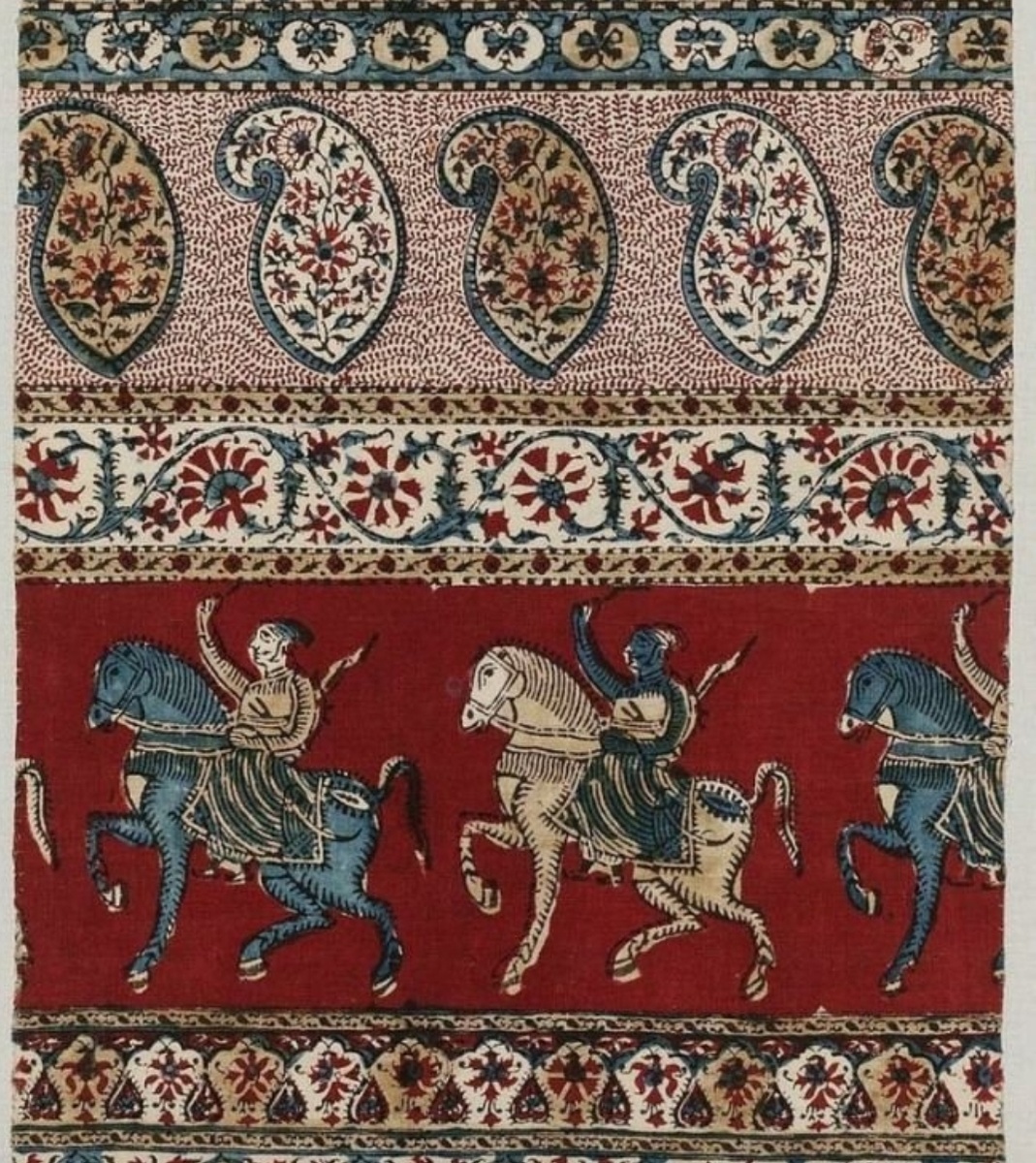 Ткань с рисунком "Турецкий огурец"