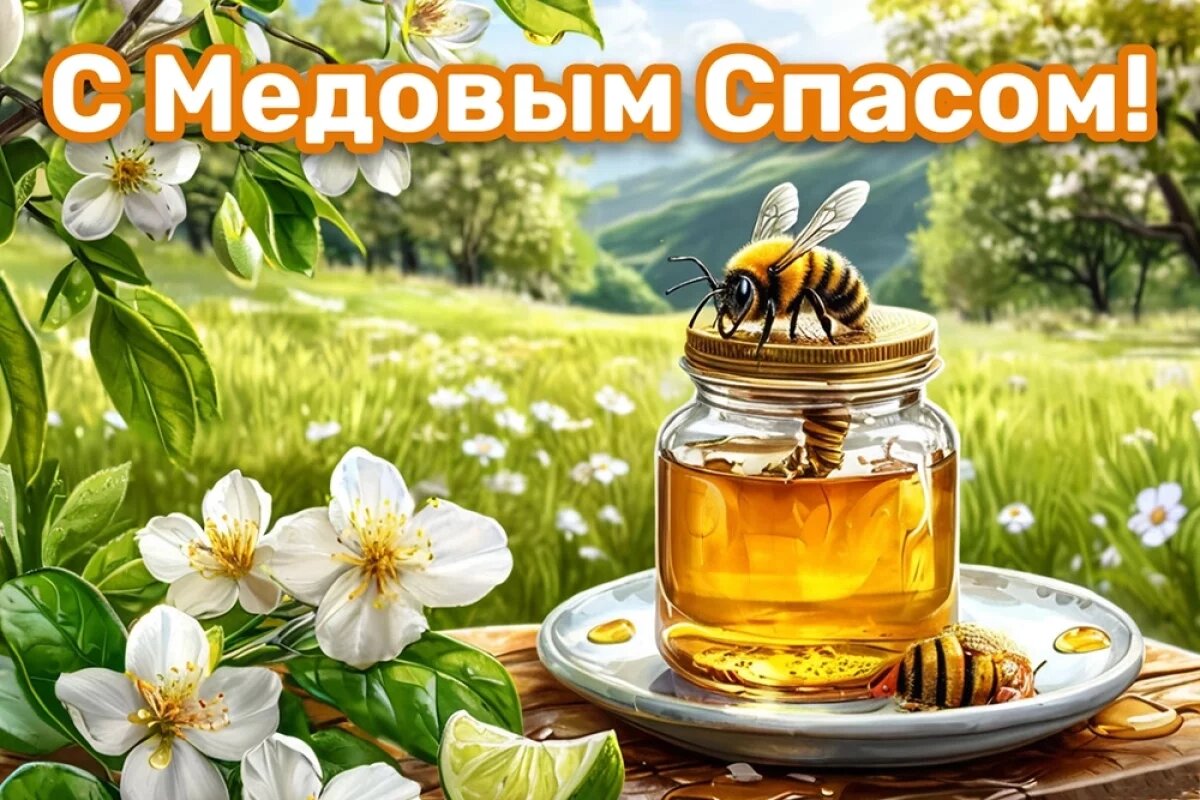    20+ открыток с Медовым спасом.