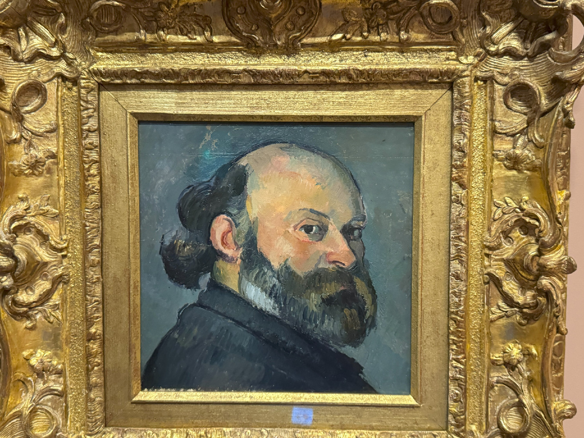 Портрет Поля Сезанна - «Портет художника, который смотрит через плечо», 1883-84, Basil & Elise Gouiandris Foundation Collection, Athens, Greece