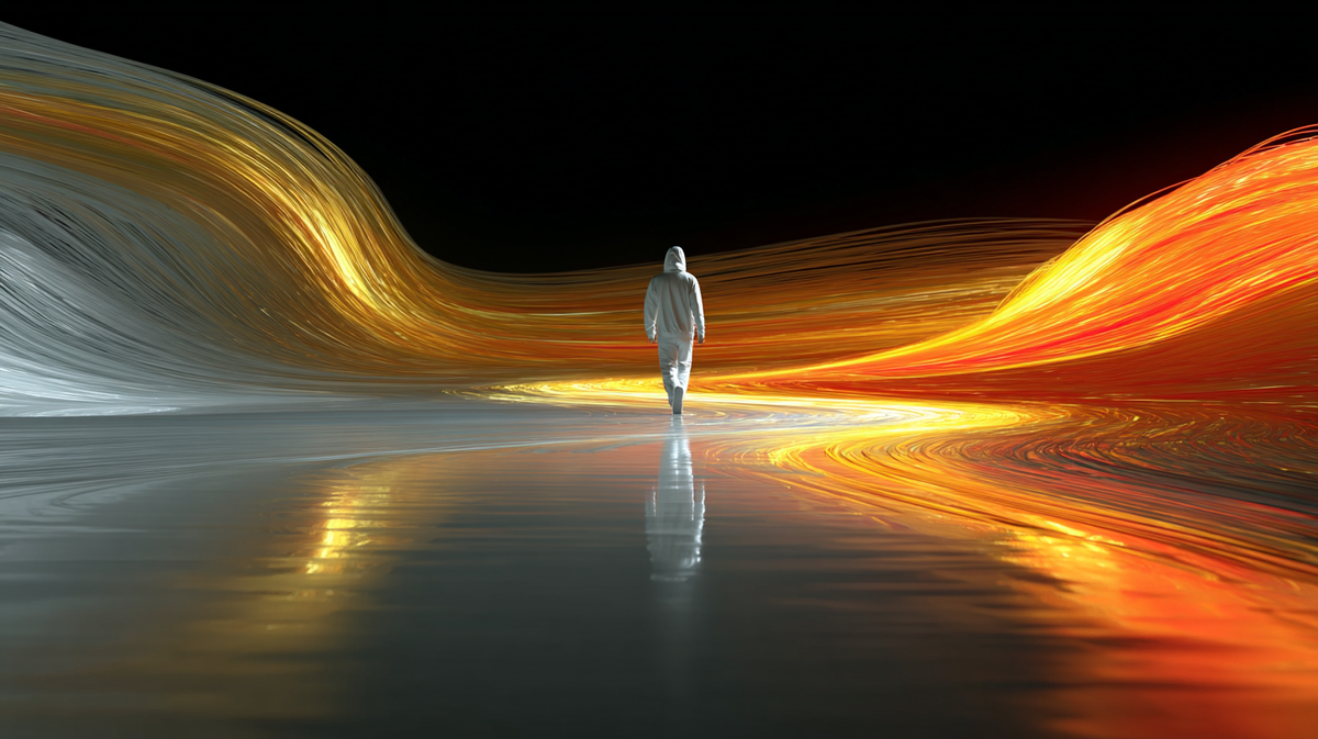  визуализация энергетических потоков человека в ярком свете