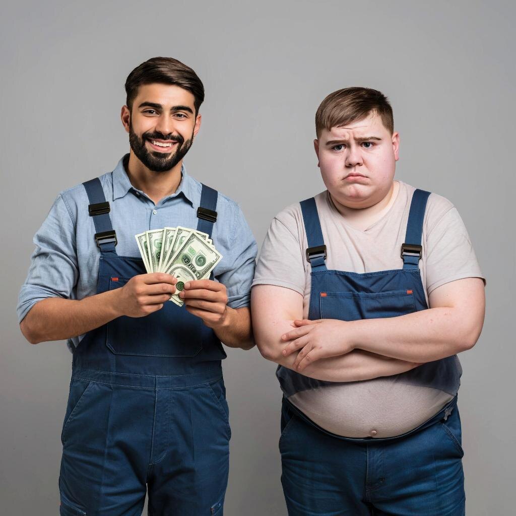 GigaChat как-то по своему понимает слово "юноша"... но на мой взгляд всё более чем наглядно и понятно.