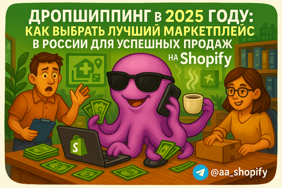    Дропшиппинг в 2025 году: как выбрать лучший маркетплейс в России для успешных продаж на Shopify aa_ecom