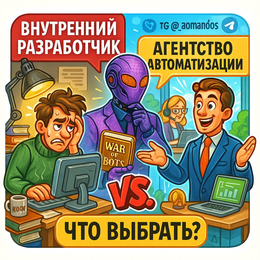    Внутренний разработчик vs. Агентство автоматизации: как сэкономить 3,7 млн руб. на внедрении CRM и получить рост продаж на 48%? Дмитрий Попов | Comandos.ai
