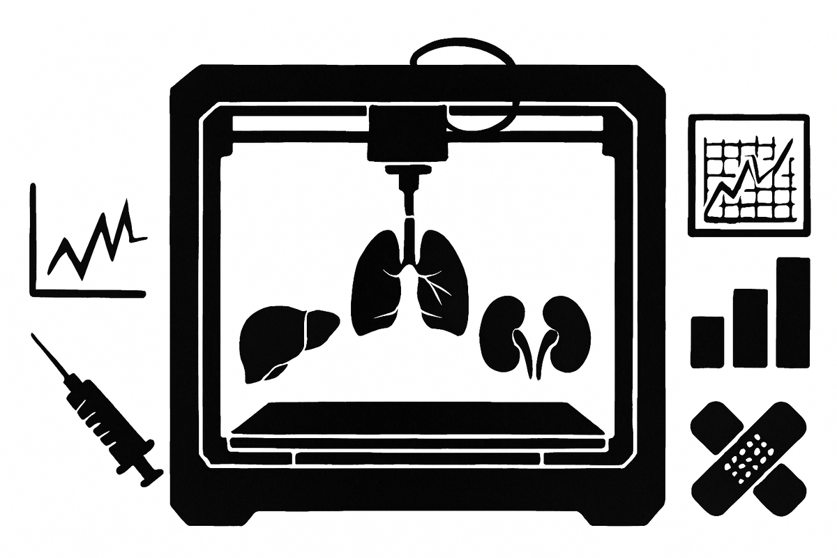Печать печени, лёгких и почек: технологии, которые меняют медицину