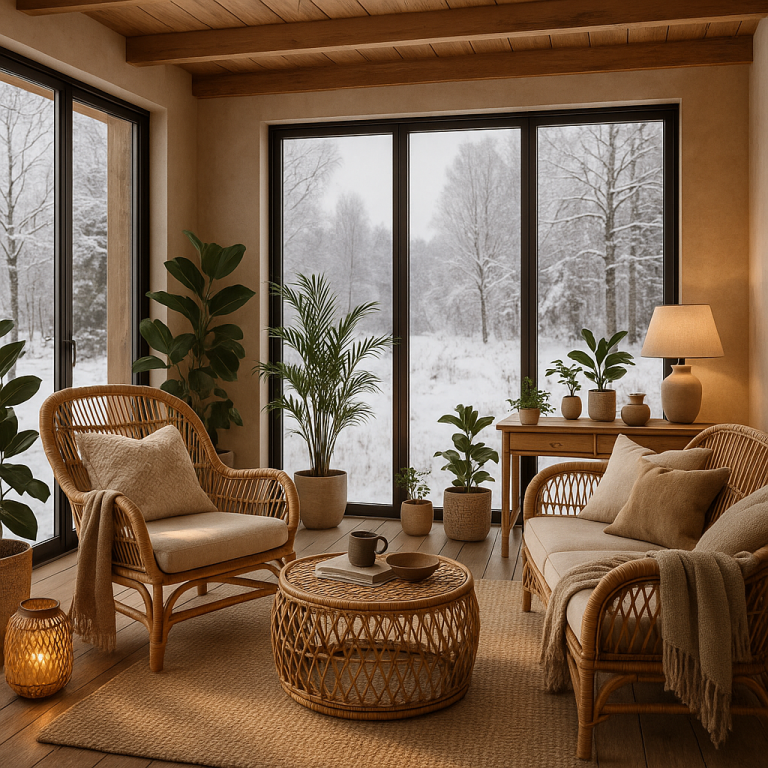   Как создать идеальный зимний сад с ротанговыми акцентами: 10 стильных идей для уюта и вдохновения Loza