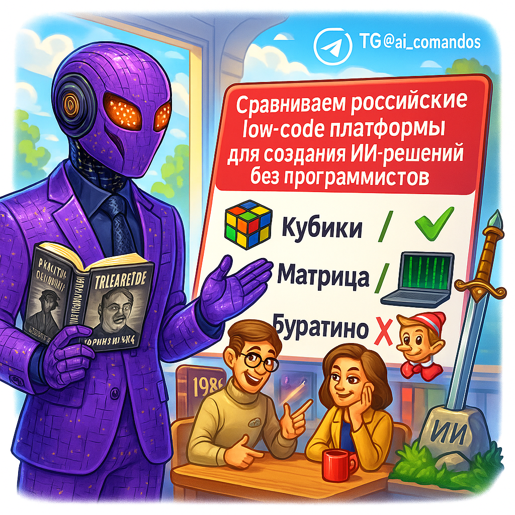    Российский Low-code для ИИ: Создаем нейросети без программистов за 3 дня Дмитрий Попов | Comandos.ai