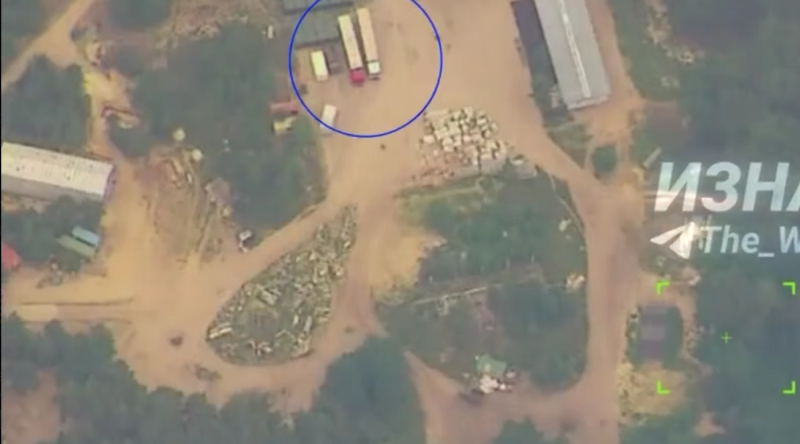    Кадры удара по полигону ВСУ. Скриншот: соцсети