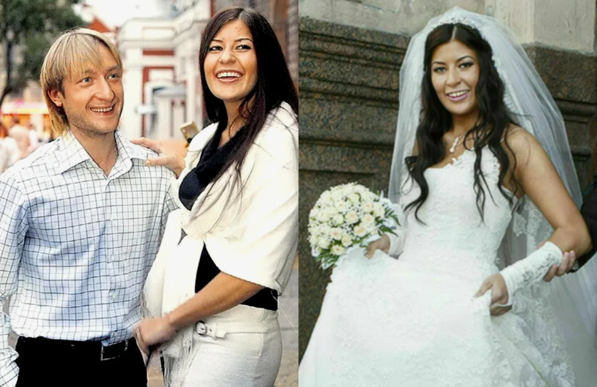 на фото Евгений Плющенко и Мария Ермак