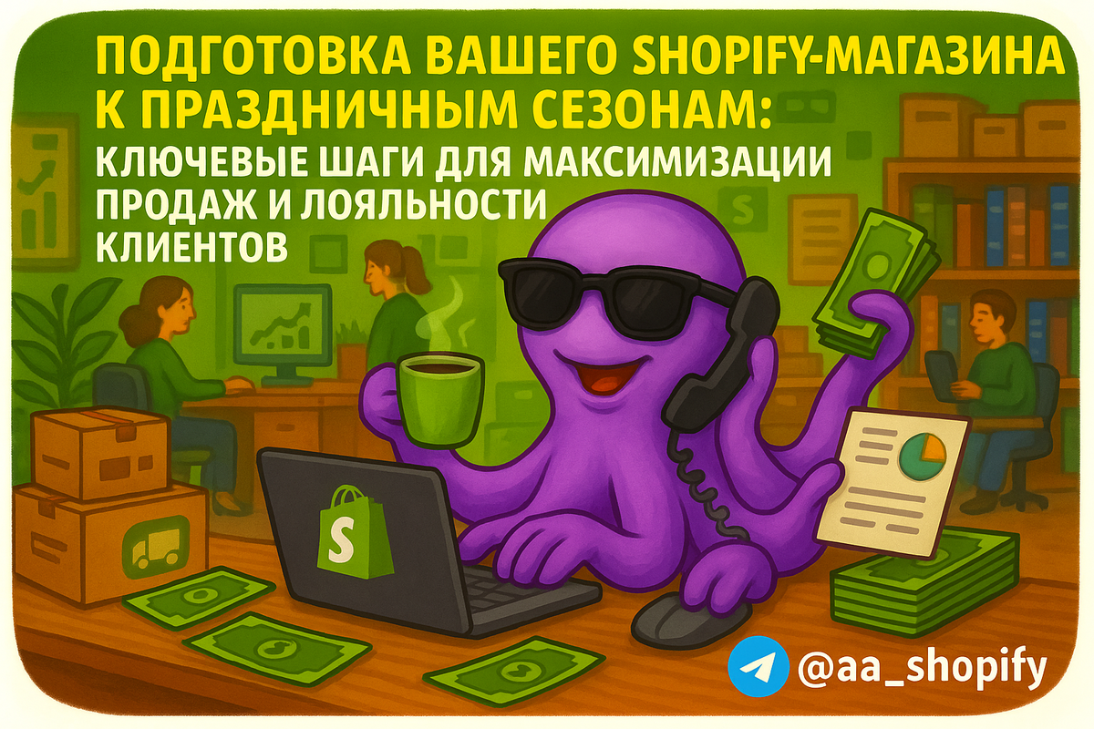    Подготовка вашего Shopify-магазина к праздничным сезонам: ключевые шаги для максимизации продаж и лояльности клиентов aa_ecom