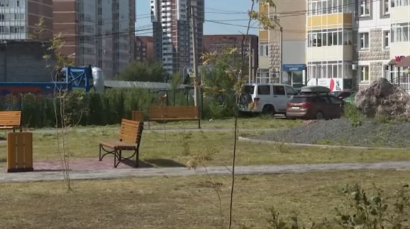     В Советском районе Красноярска появился новый сквер