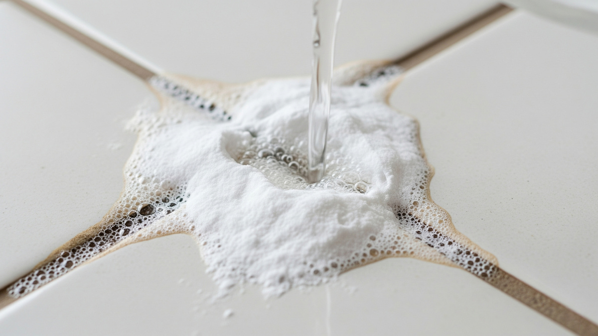 Реакция при очистке от плесени с помощью соды и уксуса