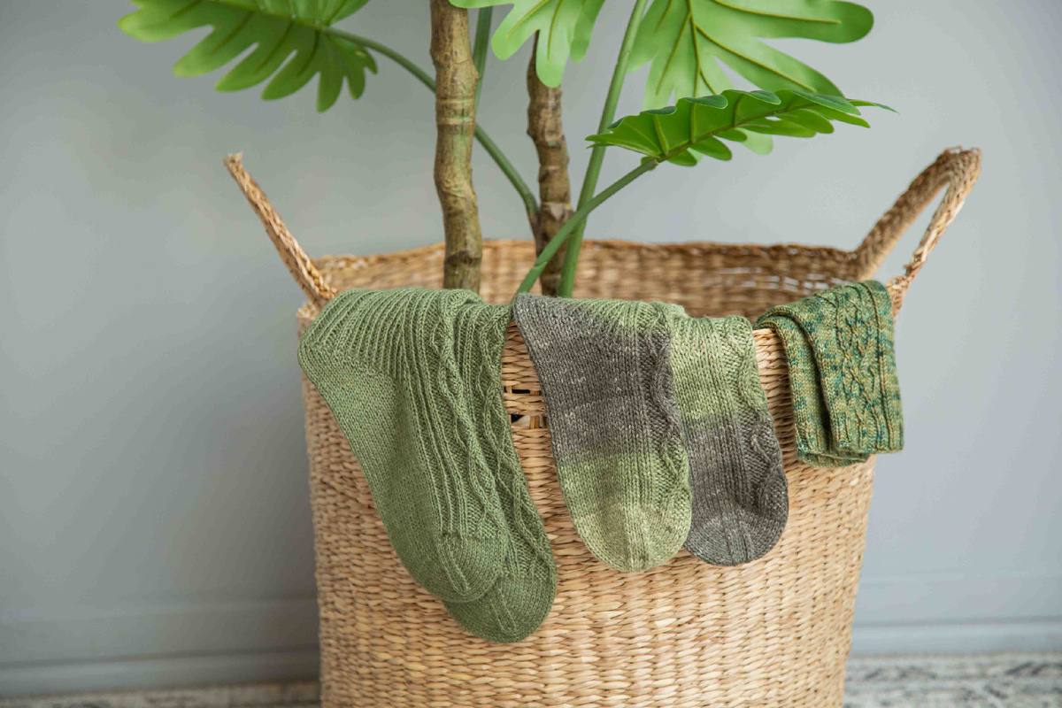 мои вязаные носки 