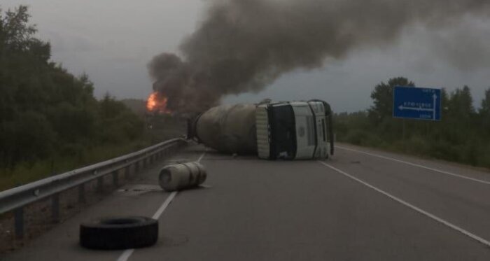                Второй участник масштабной дорожной аварии / Фото: пресс-служба УМВД по ЕАО
