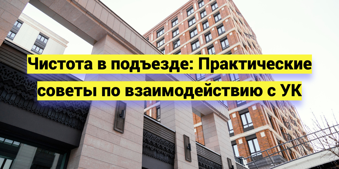Чистота в подъезде: Практические советы по взаимодействию с УК
