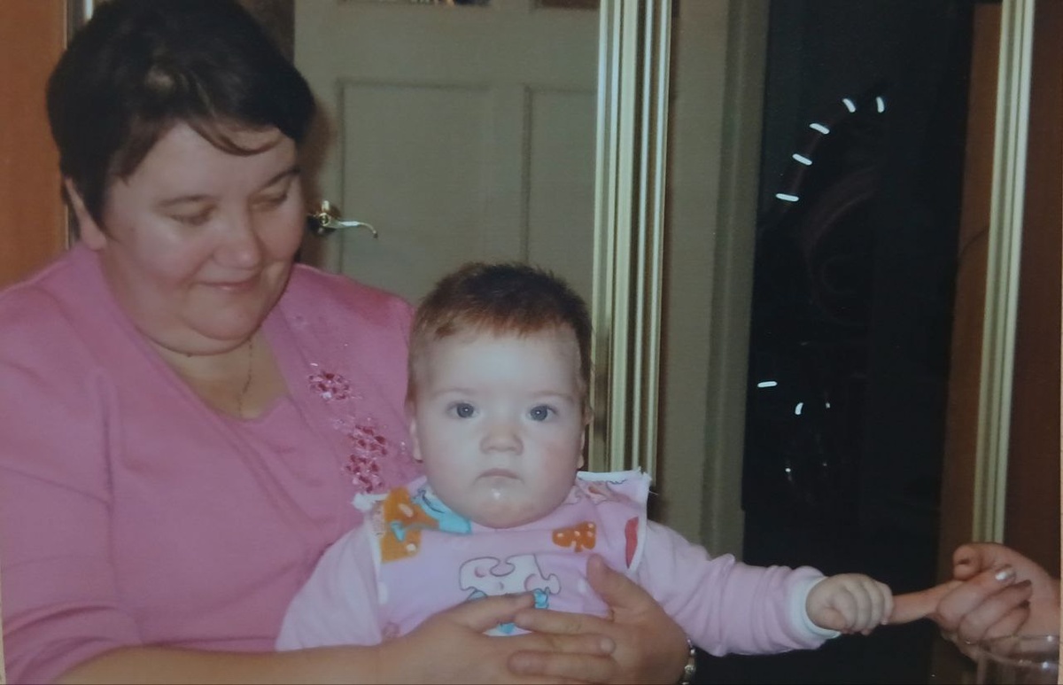 Бабушка Нина с маленькой Софией