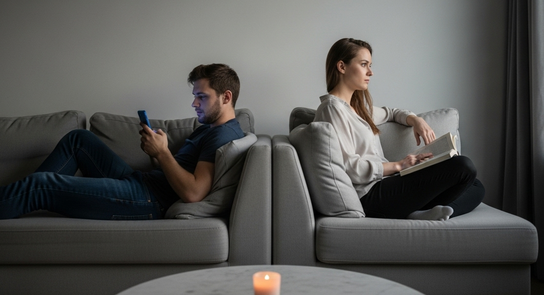 Иногда пропасть между двумя — это не отсутствие любви, а просто накопленная усталость.