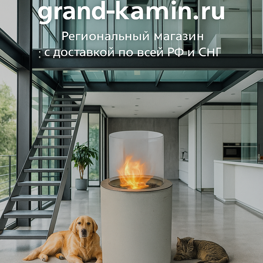    Ультрасовременный биокамин Jar Commerce создает атмосферу уюта и стиля в вашем доме Kamin