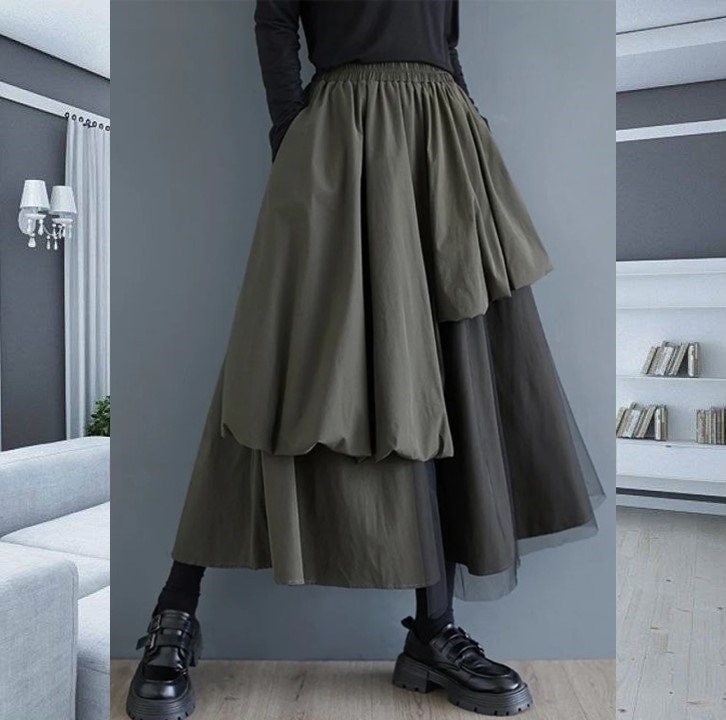 Юбка, креативный стиль 