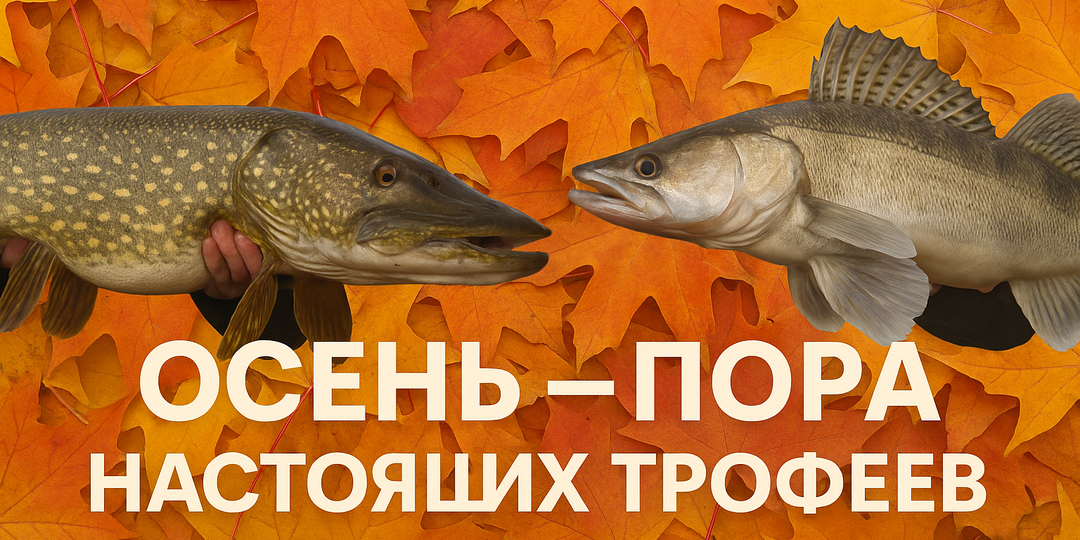 Осень - пора настоящих трофеев или почему осенью ловится большая рыба?