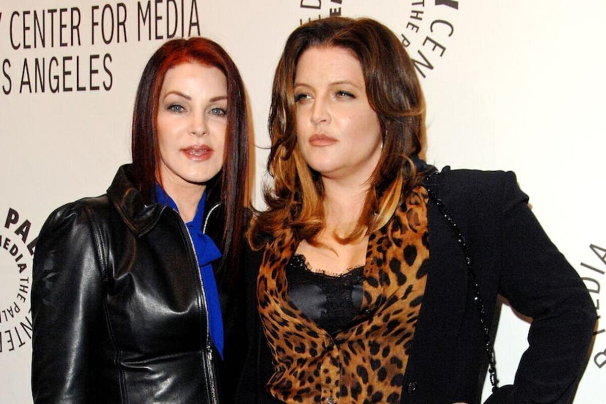 Присцилла Пресли и её дочь Лиза Мария