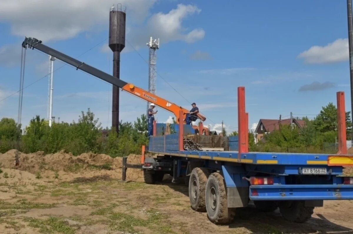    Новый водозабор строят в микрорайоне Сибирская Долина