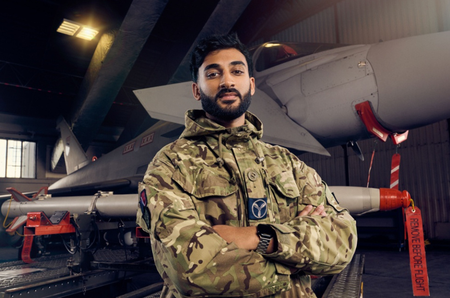 Британский военный лётчик (фото - ВВС Великобритании)