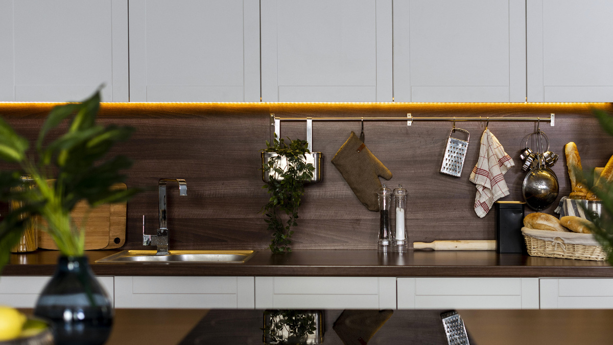 Дизайн кухни гостиной в современном стил