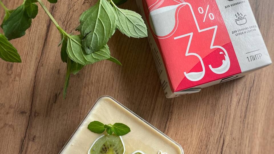 Мятный крем для десертов