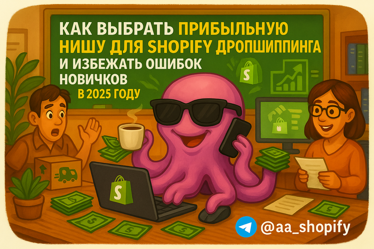   Как выбрать прибыльную нишу для Shopify дропшиппинга и избежать ошибок новичков в 2025 году aa_ecom