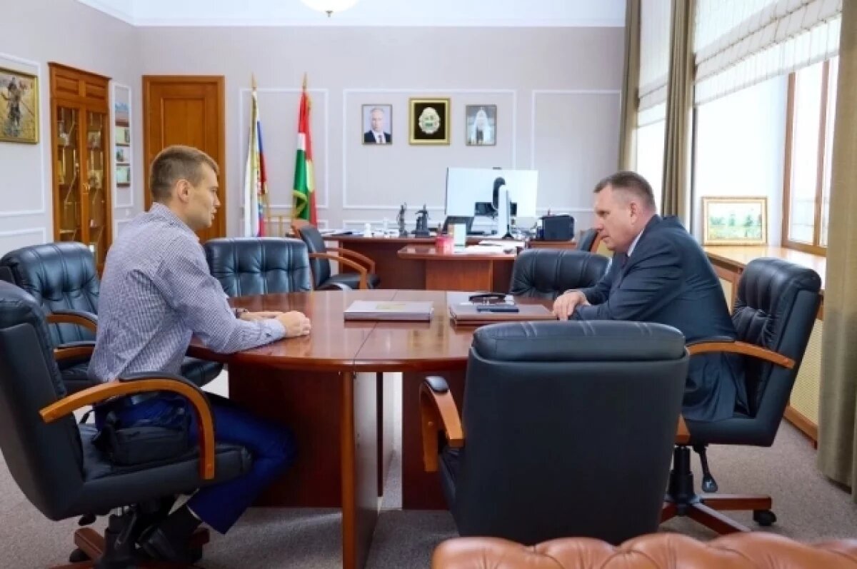    Председатель калужского заксобрания встретился с бойцом СВО