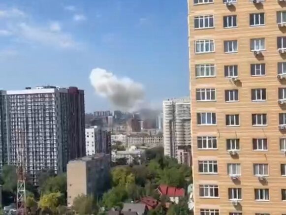    последствия атаки в Ростове-на-Дону / соцсети, кадр из видео