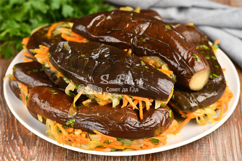 Как же это вкусно! Закусочные баклажаны (суточные)