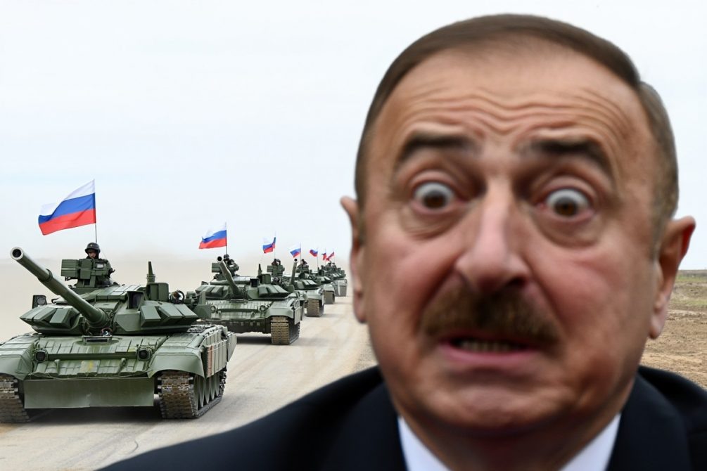   Похоже, Алиев забыл, кому он обязан своей властью. Иллюстрация: Блокнот