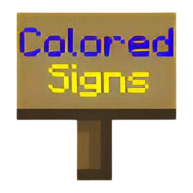Colored Signs — Цветные таблички